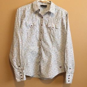 Ariat western button down shirt